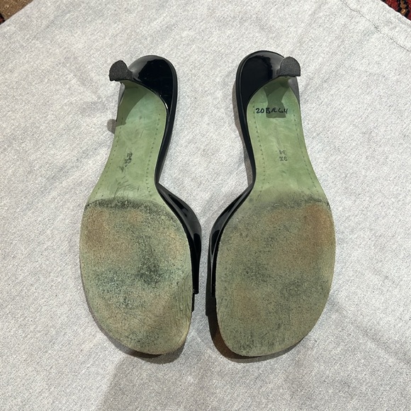 Donald J. Pliner Salya black patent sandal. Size 9.5 - Picture 2 of 8